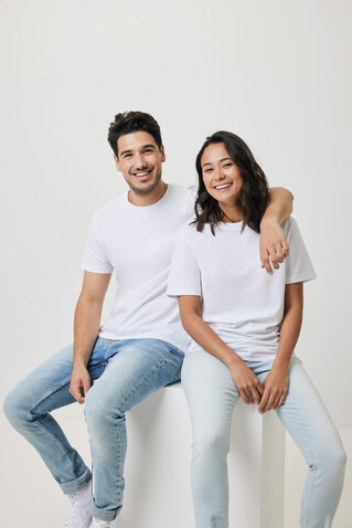 IQONIQ Bryce T-Shirt aus recycelter Baumwolle recycled white bedrucken, Art.-Nr. T9100.004.S