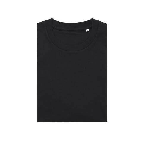 IQONIQ Bryce T-Shirt aus recycelter Baumwolle schwarz bedrucken, Art.-Nr. T9100.001.4XL