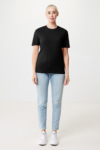 IQONIQ Bryce T-Shirt aus recycelter Baumwolle schwarz bedrucken, Art.-Nr. T9100.001.4XL