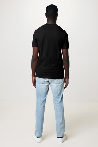 IQONIQ Bryce T-Shirt aus recycelter Baumwolle schwarz bedrucken, Art.-Nr. T9100.001.4XL