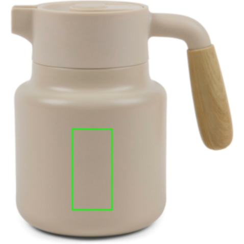 VINGA Arbe RCS Isolierkanne 1200ml beige bedrucken, Art.-Nr. V4290013