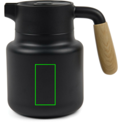 VINGA Arbe RCS Isolierkanne 1200ml schwarz, schwarz bedrucken, Art.-Nr. V4290001
