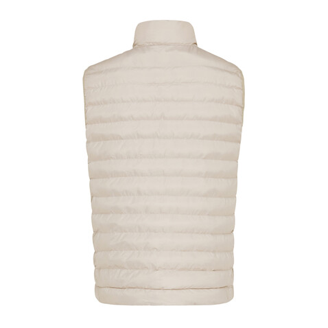 IQONIQ Meru Herren Bodywarmer aus recyceltem Polyester beige bedrucken, Art.-Nr. T1702.030.S IQONIQ Meru Herren Bodywarmer aus recyceltem Polyester beige bedrucken, Art.-Nr. T1702.030.S