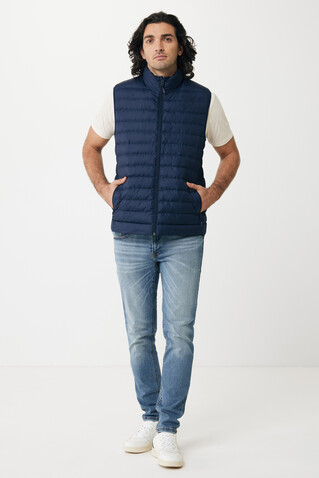 IQONIQ Meru Herren Bodywarmer aus recyceltem Polyester navy blau bedrucken, Art.-Nr. T1702.002.XL IQONIQ Meru Herren Bodywarmer aus recyceltem Polyester navy blau bedrucken, Art.-Nr. T1702.002.XL