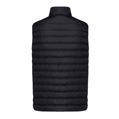 IQONIQ Meru Herren Bodywarmer aus recyceltem Polyester schwarz bedrucken, Art.-Nr. T1702.001.S IQONIQ Meru Herren Bodywarmer aus recyceltem Polyester schwarz bedrucken, Art.-Nr. T1702.001.S