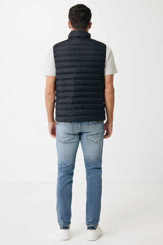 IQONIQ Meru Herren Bodywarmer aus recyceltem Polyester schwarz bedrucken, Art.-Nr. T1702.001.S IQONIQ Meru Herren Bodywarmer aus recyceltem Polyester schwarz bedrucken, Art.-Nr. T1702.001.S