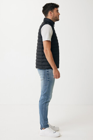 IQONIQ Meru Herren Bodywarmer aus recyceltem Polyester schwarz bedrucken, Art.-Nr. T1702.001.S IQONIQ Meru Herren Bodywarmer aus recyceltem Polyester schwarz bedrucken, Art.-Nr. T1702.001.S