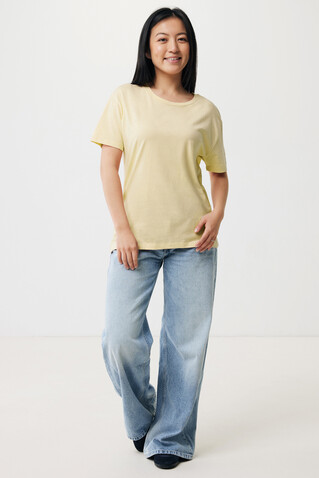 IQONIQ Yala Damen T-Shirt aus recycelter Baumwolle cream yellow bedrucken, Art.-Nr. T4100.036.L IQONIQ Yala Damen T-Shirt aus recycelter Baumwolle cream yellow bedrucken, Art.-Nr. T4100.036.L