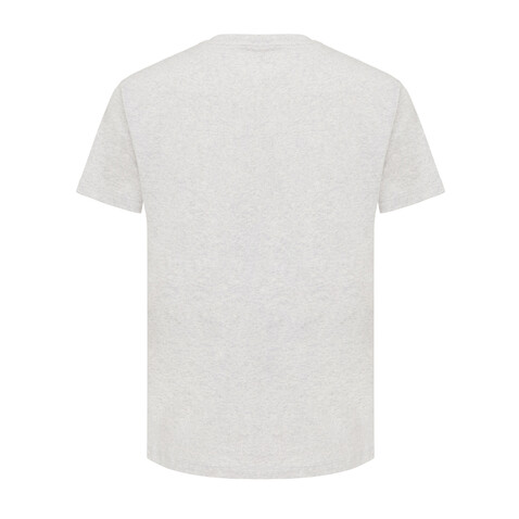 Iqoniq Yala Damen T-Shirt aus recycelter Baumwolle light heather grey bedrucken, Art.-Nr. T4100.032.XXXL