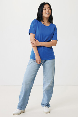 IQONIQ Yala Damen T-Shirt aus recycelter Baumwolle Königsblau bedrucken, Art.-Nr. T4100.025.XXL