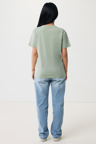 IQONIQ Yala Damen T-Shirt aus recycelter Baumwolle Iceberg green bedrucken, Art.-Nr. T4100.023.L
