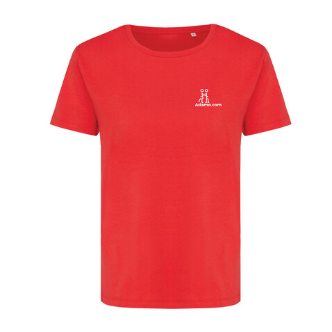 IQONIQ Yala Damen T-Shirt aus recycelter Baumwolle luscious red bedrucken, Art.-Nr. T4100.008.XXL IQONIQ Yala Damen T-Shirt aus recycelter Baumwolle luscious red bedrucken, Art.-Nr. T4100.008.XXL
