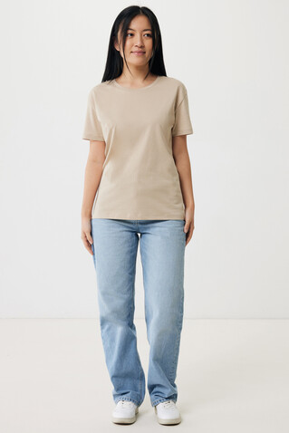 IQONIQ Yala Damen T-Shirt aus recycelter Baumwolle desert bedrucken, Art.-Nr. T4100.006.XXS