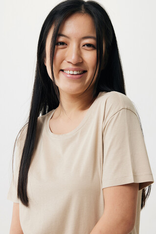 IQONIQ Yala Damen T-Shirt aus recycelter Baumwolle desert bedrucken, Art.-Nr. T4100.006.XXS