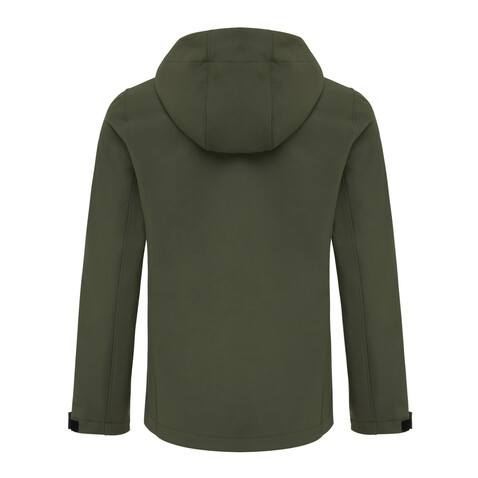 IQONIQ Makalu Damen Softshelljacke aus recyceltem Polyester khaki bedrucken, Art.-Nr. T4700.020.M