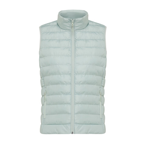 IQONIQ Meru Damen Bodywarmer aus recyceltem Polyester Iceberg green bedrucken, Art.-Nr. T4702.023.XS IQONIQ Meru Damen Bodywarmer aus recyceltem Polyester Iceberg green bedrucken, Art.-Nr. T4702.023.XS