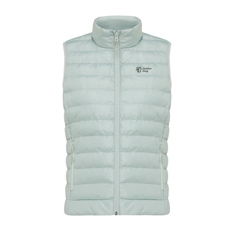 IQONIQ Meru Damen Bodywarmer aus recyceltem Polyester Iceberg green bedrucken, Art.-Nr. T4702.023.XS IQONIQ Meru Damen Bodywarmer aus recyceltem Polyester Iceberg green bedrucken, Art.-Nr. T4702.023.XS
