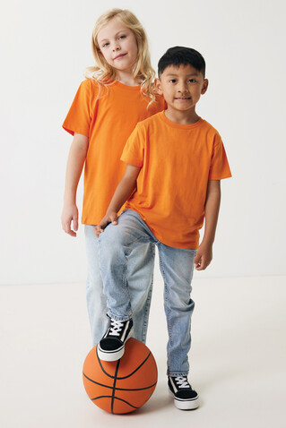IQONIQ Koli Kids T-Shirt aus recycelter Baumwolle orange bedrucken, Art.-Nr. T6100.044.78 IQONIQ Koli Kids T-Shirt aus recycelter Baumwolle orange bedrucken, Art.-Nr. T6100.044.78