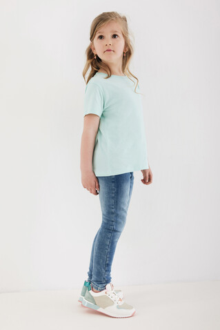 IQONIQ Koli Kids T-Shirt aus recycelter Baumwolle crushed mint bedrucken, Art.-Nr. T6100.037.1314