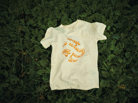 IQONIQ Koli Kids T-Shirt aus recycelter Baumwolle cream yellow bedrucken, Art.-Nr. T6100.036.34 IQONIQ Koli Kids T-Shirt aus recycelter Baumwolle cream yellow bedrucken, Art.-Nr. T6100.036.34