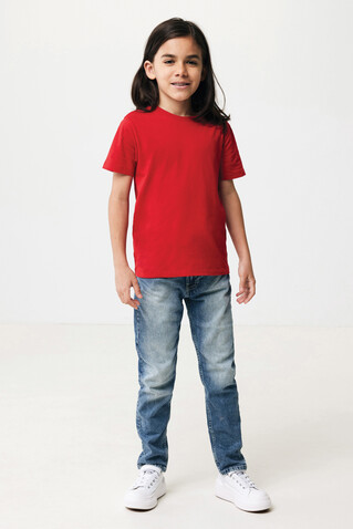 IQONIQ Koli Kids T-Shirt aus recycelter Baumwolle rot bedrucken, Art.-Nr. T6100.029.1112