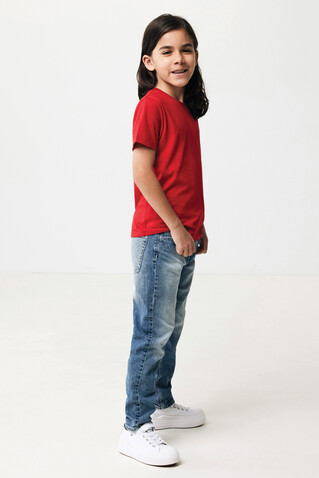 IQONIQ Koli Kids T-Shirt aus recycelter Baumwolle rot bedrucken, Art.-Nr. T6100.029.1112