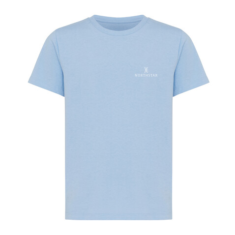 IQONIQ Koli Kids T-Shirt aus recycelter Baumwolle sky blue bedrucken, Art.-Nr. T6100.022.34 IQONIQ Koli Kids T-Shirt aus recycelter Baumwolle sky blue bedrucken, Art.-Nr. T6100.022.34