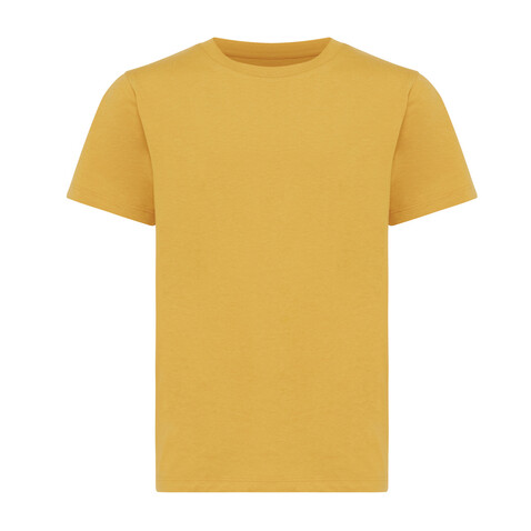 IQONIQ Koli Kids T-Shirt aus recycelter Baumwolle ochre yellow bedrucken, Art.-Nr. T6100.021.56