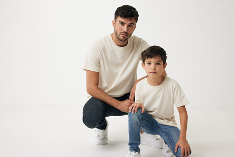 IQONIQ Koli Kids T-Shirt aus recycelter Baumwolle natural raw bedrucken, Art.-Nr. T6100.018.910