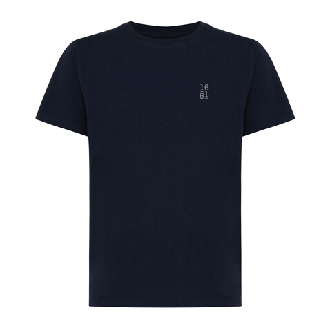 IQONIQ Koli Kids T-Shirt aus recycelter Baumwolle navy blau bedrucken, Art.-Nr. T6100.002.1314