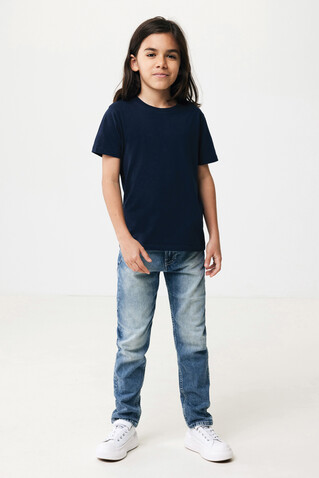 IQONIQ Koli Kids T-Shirt aus recycelter Baumwolle navy blau bedrucken, Art.-Nr. T6100.002.1314