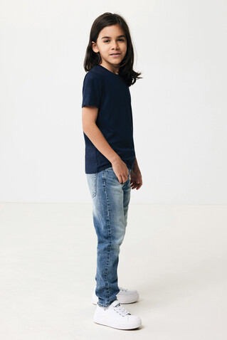 IQONIQ Koli Kids T-Shirt aus recycelter Baumwolle navy blau bedrucken, Art.-Nr. T6100.002.1314