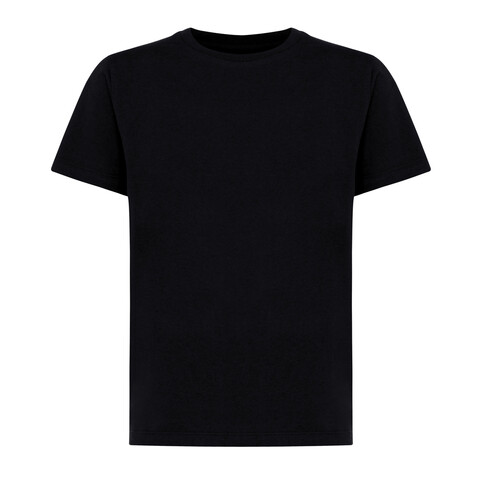 IQONIQ Koli Kids T-Shirt aus recycelter Baumwolle schwarz bedrucken, Art.-Nr. T6100.001.1314