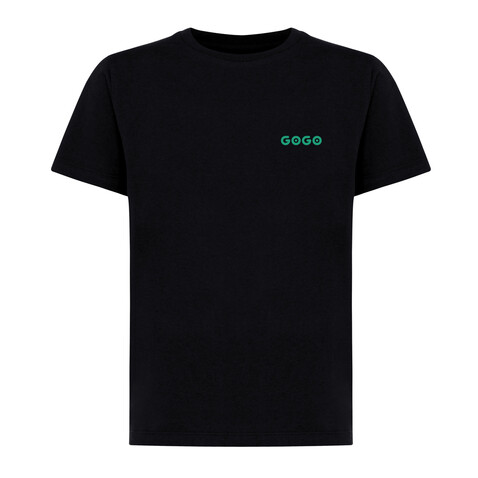 IQONIQ Koli Kids T-Shirt aus recycelter Baumwolle schwarz bedrucken, Art.-Nr. T6100.001.1314