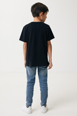 IQONIQ Koli Kids T-Shirt aus recycelter Baumwolle schwarz bedrucken, Art.-Nr. T6100.001.1314