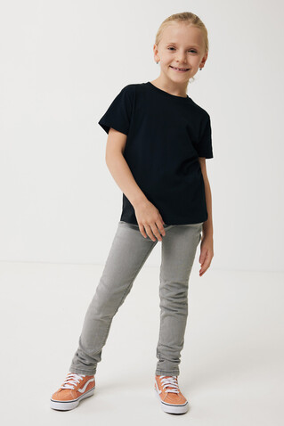 IQONIQ Koli Kids T-Shirt aus recycelter Baumwolle schwarz bedrucken, Art.-Nr. T6100.001.1314