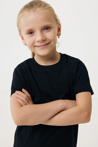 IQONIQ Koli Kids T-Shirt aus recycelter Baumwolle schwarz bedrucken, Art.-Nr. T6100.001.1314
