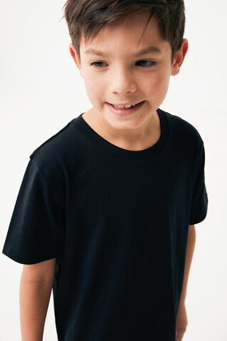 IQONIQ Koli Kids T-Shirt aus recycelter Baumwolle schwarz bedrucken, Art.-Nr. T6100.001.1314