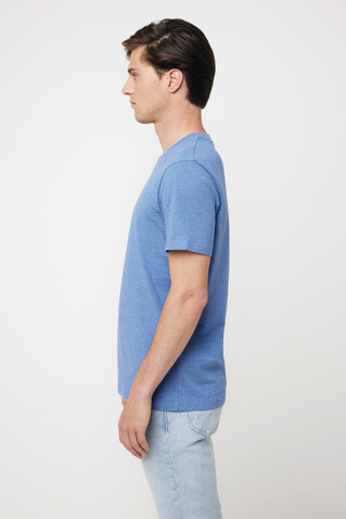 IQONIQ Manuel ungefärbtes T-Shirt aus recycelter Baumwolle heather blue bedrucken, Art.-Nr. T9101.024.XXL IQONIQ Manuel ungefärbtes T-Shirt aus recycelter Baumwolle heather blue bedrucken, Art.-Nr. T9101.024.XXL