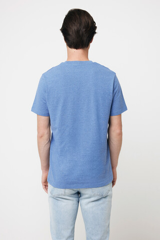 IQONIQ Manuel ungefärbtes T-Shirt aus recycelter Baumwolle heather blue bedrucken, Art.-Nr. T9101.024.XXL IQONIQ Manuel ungefärbtes T-Shirt aus recycelter Baumwolle heather blue bedrucken, Art.-Nr. T9101.024.XXL