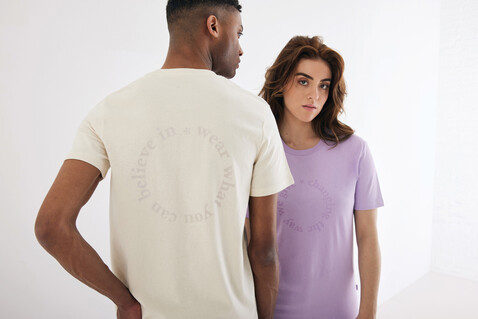IQONIQ Manuel ungefärbtes T-Shirt aus recycelter Baumwolle natural raw bedrucken, Art.-Nr. T9101.018.XXXL