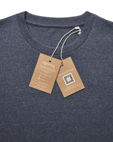 IQONIQ Manuel ungefärbtes T-Shirt aus recycelter Baumwolle heather navy bedrucken, Art.-Nr. T9101.016.L IQONIQ Manuel ungefärbtes T-Shirt aus recycelter Baumwolle heather navy bedrucken, Art.-Nr. T9101.016.L