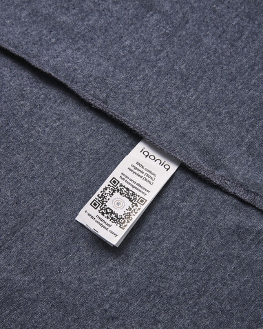 IQONIQ Manuel ungefärbtes T-Shirt aus recycelter Baumwolle heather navy bedrucken, Art.-Nr. T9101.016.L IQONIQ Manuel ungefärbtes T-Shirt aus recycelter Baumwolle heather navy bedrucken, Art.-Nr. T9101.016.L