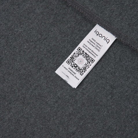IQONIQ Manuel ungefärbtes T-Shirt aus recycelter Baumwolle heather anthracite bedrucken, Art.-Nr. T9101.014.L IQONIQ Manuel ungefärbtes T-Shirt aus recycelter Baumwolle heather anthracite bedrucken, Art.-Nr. T9101.014.L