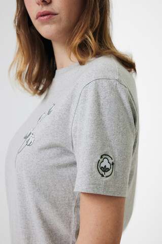 IQONIQ Manuel ungefärbtes T-Shirt aus recycelter Baumwolle heather grey bedrucken, Art.-Nr. T9101.013.XL IQONIQ Manuel ungefärbtes T-Shirt aus recycelter Baumwolle heather grey bedrucken, Art.-Nr. T9101.013.XL