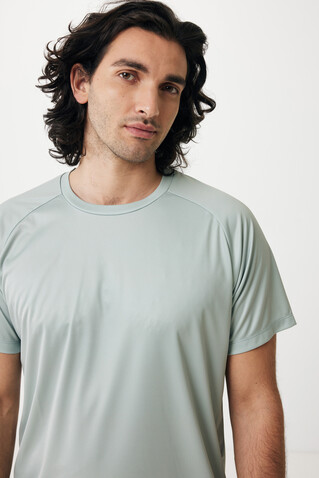 IQONIQ Tikal Sport Quick-Dry T-Shirt aus rec. Polyester Iceberg green bedrucken, Art.-Nr. T9102.023.XL