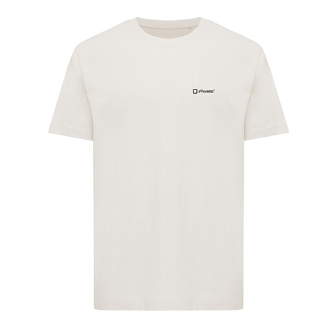IQONIQ Kakadu relaxed T-Shirt aus recycelter Baumwolle ivory white bedrucken, Art.-Nr. T9103.040.M