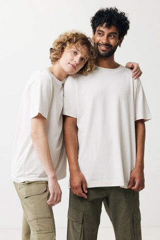 IQONIQ Kakadu relaxed T-Shirt aus recycelter Baumwolle ivory white bedrucken, Art.-Nr. T9103.040.M