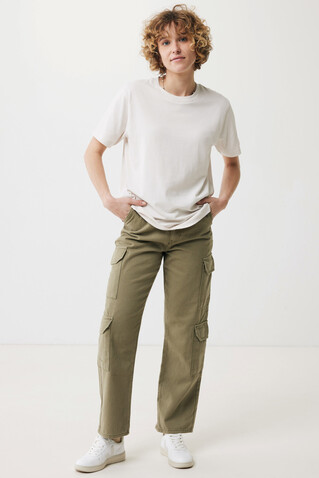 IQONIQ Kakadu relaxed T-Shirt aus recycelter Baumwolle ivory white bedrucken, Art.-Nr. T9103.040.M