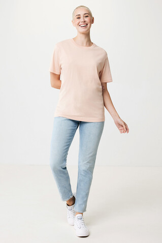 IQONIQ Kakadu relaxed T-Shirt aus recycelter Baumwolle peach nectar bedrucken, Art.-Nr. T9103.038.XXL